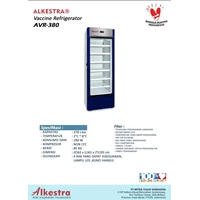 Vaccine Refrigerator 1 Pintu  AVR - 380 Peralatan Medis Lainnya