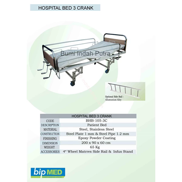 Hospital Bed 3 Crank Murah