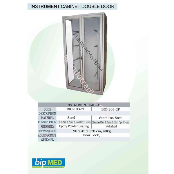 Medical Instrument Cabinet 2 Door