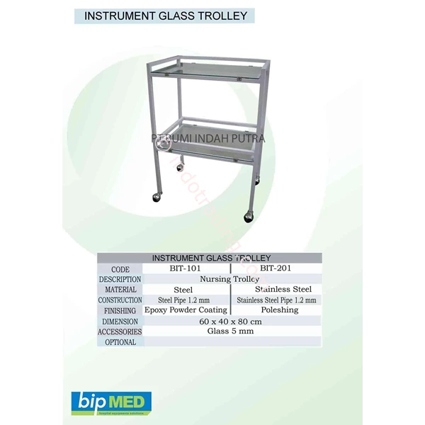 Instrument Glass Trolley